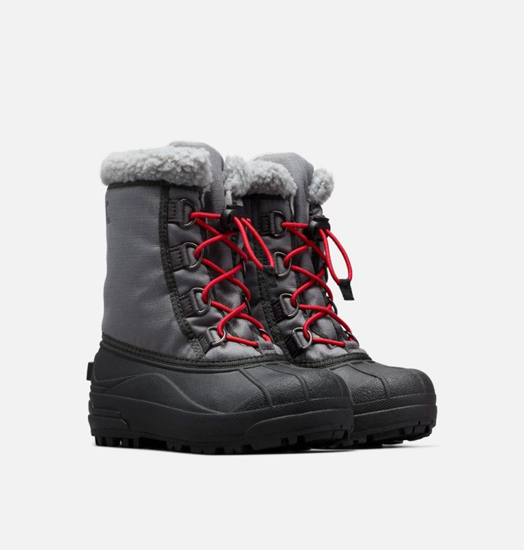 Kids Snow Boots Grey/Black - Sorel Youth Cumberland™ - 870-CBTLIZ